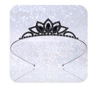 Kilshye Princess Silver Tiara and Crown Pink Crystal Tiaras Pageant Crowns Rhinestone Birthday Headdress for Women, One Size, Alloy, No Gemstone