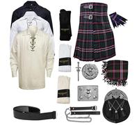 Kilt Emporium: Scottish National Tartan Kilt Set for Men - 38