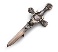 Kilt Emporium Scottish Stag Kilt Pin - 4 Inches, 4 Inches, Metal, no gemstone (Brass Antique)
