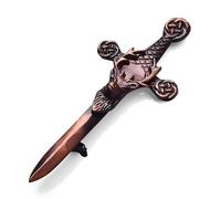 Kilt Emporium Scottish Stag Kilt Pin - 4 Inches, 4 Inches, Metal, no gemstone (Bronze)