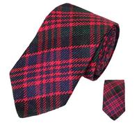 Kilt Loom Men’s Scottish Tartan Necktie - Classic Plaid Tie - Acrylic Wool Dress Tie for Weddings, Formal Events, Highland Wear & Gifts (MACDONALD)