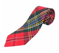 Kilt Mania Classic Tartan Pattern Necktie (Maclean of Duart Red)