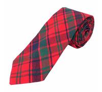 Kilt Mania Classic Tartan Pattern Necktie (Robertson Red)