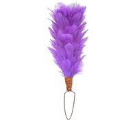 Kilt Mania Scottish Glengarry Cap Feather Plume & Hackle - 6 Inch Multi-Color, Scott's Highland Headwear Accessory, Balmoral Caps & Hats for Pipers & Drummers (Purple)