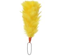 Kilt Mania Scottish Glengarry Cap Feather Plume & Hackle - 6 Inch Multi-Color, Scott's Highland Headwear Accessory, Balmoral Caps & Hats for Pipers & Drummers (Yellow)