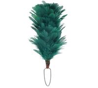 Kilt Mania Scottish Glengarry Cap Feather Plume & Hackle - 6 Inch Multi-Color, Scott's Highland Headwear Accessory, Balmoral Caps & Hats for Pipers & Drummers (Green)