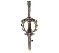 Kilt Pins - Antique Brass Celtic & Thistle Style Brooch with Swirl Knotwork Design, 10cm Scottish Tartan Kilt Accessory for Men & Women, Traditional Highland Attire Pin (Stag Head - Antique Brass)