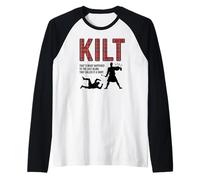 Kilt That's What Happened to Last Bloke Called It A Skirt Raglan Baseball Tee