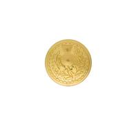 Kilt Thistle Buttons for Uniform Jacket Price Charlie Coat Argyll Vest Scottish Decorative Arts Craft Project, Gold Round -10 Pcs