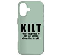 KILT what happened called it a skirt Scottish Scotland Meme Case for iPhone 17