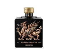 Kilted Dragon Spiced Rum 50cl (40% ABV) - Premium Scottish Spiced Rum with Rich Vanilla, Oak and Warming Spice Notes