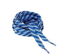 Kilter Strong Flat Shoelaces for Hiking Shoes and Boots - Blue/White - 140cm - 55 inch (1 Pair)