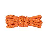 Kilter Strong Round Rope Style Shoelaces For Hiking Shoes and Boots - Orange/Black/White - 180cm - 71 inch (1 Pair)