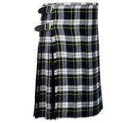 Kilts Boutique Dress Gordon Tartan Kilt - 8 Yard 16oz Traditional Scottish Kilt for Men (34 inches / 86 cm)