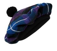 Kilts Boutique Scottish Highland Pride of Scotland Tartan Tam O' Shanter Hat, Traditional Beret with Pom Pom, One Size