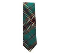 Kilts Boutique Traditional Scottish Tartan Tie, Murphy Clan Pattern, Green and Brown Plaid, Acrylic Wool