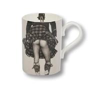 Kilts Wi Hae Cheeky Scottish True Scotsman Kilted Highland Swing Mug in Grey
