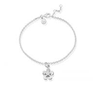 Kilts Wi Hae Glenna Scottish Forget Me Not Floral Flower Sterling Silver Bracelet Bangle