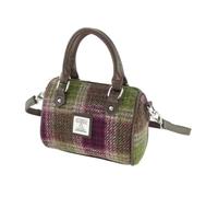 Kilts Wi Hae Harris Tweed Kilbride Mini Bowling Bag in Green & Heather Purple