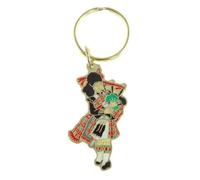 Kilts Wi Hae Metal Keyring Bag Hanger Featuring A Scottish Piper