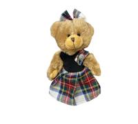 Kilts Wi Hae Ronnie Hek Scottish Stewart Tartan Highland Country Dancing Bella Teddy Bear
