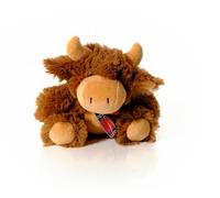 Kilts Wi Hae Scottish Highland Cow Plush Teddy With Tartan Scarf - 13cm