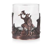 Kilts Wi Hae Stunning Chocolate Bronze Pewter Viking Whisky Tumbler