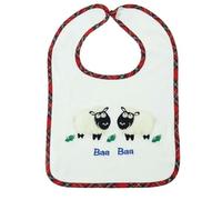 Kilts Wi Hae Super Cute Baa Baa Scottish Sheep Baby Embroidered Bib