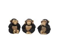 Kilts Wi Hae Three Wise Chimps - Hear No, Speak No, See No Evil Figurines