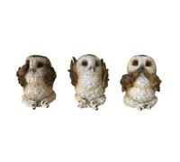 Kilts Wi Hae Three Wise Owls - Hear No, Speak No, See No Evil Figurines