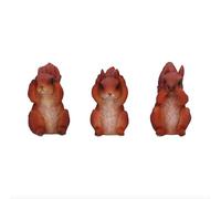 Kilts Wi Hae Three Wise Squirrels - Hear No, Speak No, See No Evil Figurines