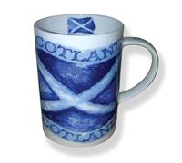 Kilts Wi Hae Vintage Saltire Scottish Bone China Mug