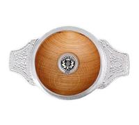 Kilts Wi Hae Wooden Scottish Clan Crest Toasting Quaich - Keith