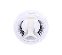 Kilzerin Magnetic Lashes, Reusable Magnetic Eyelashes with Lash Applicator - 3D Faux Silk Lashes, No Glue, Easy to Apply, Up to 50 Uses, Lightweight & Comfortable, for Daily & Party Makeup (Simple)