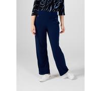 Kim & Co Brazil Jersey Button Detail Wide Leg Trousers Petite BLACK 2XL