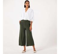 Kim & Co Deluxe Brazil Jersey Sailor Cropped Trouser Standard BLACK 2XL