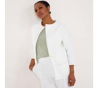 Kim & Co Deluxe Denim 3/4 Sleeve Jacket CELADON 2XL