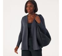 Kim & Co Divine Knit Edge to Edge Long Sleeve Cardigan BORDEAUX 2XL