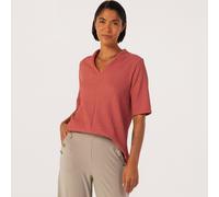 Kim & Co Mini Pop Knit V-Neck Elbow Sleeve Top LIGHT KHAKI 2XL