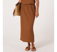 Kim & Co Mini Pop Long Skirt With Slit BLACK 2XL