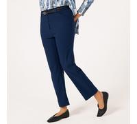 Kim & Co Soft Millenium Keri Ankle Length Petite Trousers NAVY 2XL