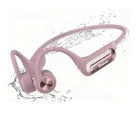 KIM HOST Bone Conduction Swimming Headphones, IP68 Waterproof Headphones with MP3 Player 32G Memory Wireless Sport Earphones, Open Ear Headphone Built in Mic for Running, Swimming, Cycling