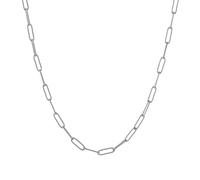 Kim Johanson® Susa Stainless Steel Women's Necklace in Silver, Gold & Rose Gold Link Chain, Multi Layer Link Chain, Waterproof, Boho Jewellery for Women, Adjustable Length, with Bag, Eine Grösse