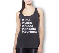 Kim, Kylie, Khloe, Kendall & Kourtney Women's Vest - Black Small