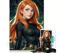 Kim Possible 1000 Piece Jigsaw Puzzles for Teenagers Brain Think Snug Connection Real Challenge Christmas Idea (38x26cm)