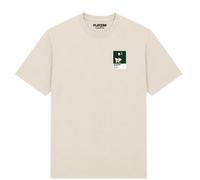 Kim Si Woo Golf Icon Frame Men's T-Shirt - Beige / XS