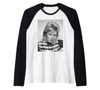 Kim Wilde Chequered Love Singer by Allan Ballard Raglan Baseball Tee