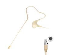 KIMAFUN Single Earset Microphone Ear-hook Over Ear Hanging Condenser Mic Compatible with AKG Wireless Bodypack Transmitters, Ideal for Performances,Theaters, Lectures, Podcasts,HC-830