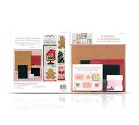 Kimberbell A Quilty Little Christmas Embellishment Kit - 41pcs Set w. Applique Glitter, Ribbon, Embroidery Felt, Embroidery Supplies, Quilting Embellishments