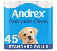 Kimberley Clark VKC4970125 - Andrex Toilet Tissue White (5 Packs of 9 Rolls = 45 Rolls)